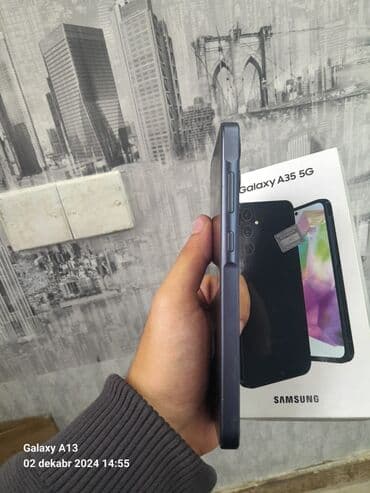 bakcell 10 azn internet paketi yenilemek: Samsung Galaxy A35, 256 GB, rəng - Göy, Sensor, Barmaq izi, İki sim kartlı — 7