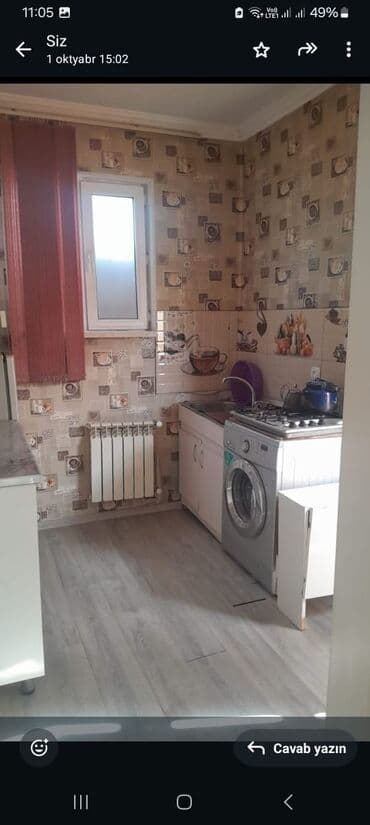 yevlax kirayə ev: 45 kv. m, 1 otaqlı, Qaz, İşıq, Su — 7