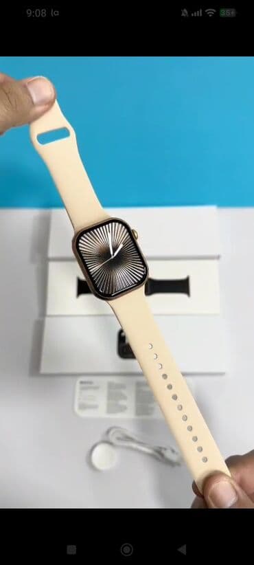 apple watch ultra super copy: Smart saat, Apple, Sensor ekran, rəng - Qızılı — 3