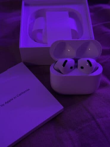 Simsiz (Bluetooth) Qulaqcıqlar, Apple, rəng - Ağ