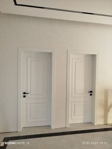 07 sekilleri: Ağ rəngli klassik interyer qapıları - Dizayn: Dərin kassetli (panel) — 1