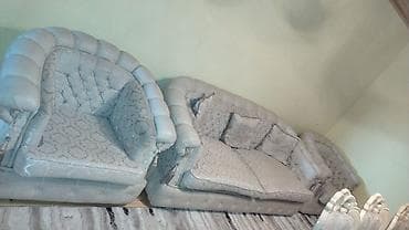 ShirinDivan kreslo desti 170 Azn. Divan acilir, taxt olur. Unvan — 1