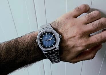 ziyafət geyimi: Qol saatı, rəng - Mavi — 5