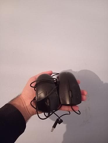 İki ədəd simli kompüter siçanı paketi . - Növ: USB simli optik