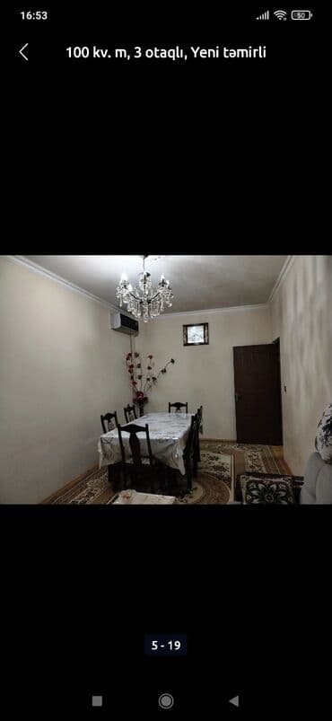 agdas heyet evləri: 3 комнаты, 100 м², Нет кредита, Свежий ремонт — 13