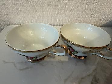 Çay dəsti, rəng - Ağ, Farfor, 6 nəfərlik — 2