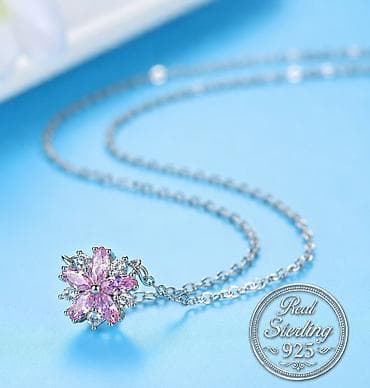 S925 Sterling gümüşdən ulduzbalığı formalı kulonlu boyunbağı -