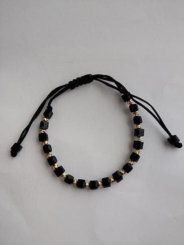 mis qolbaq: - CƏMİ 5 AZN ❗️ Qızıl deyil QARALMAYAN POLAD əsaslı, qara küp — 1