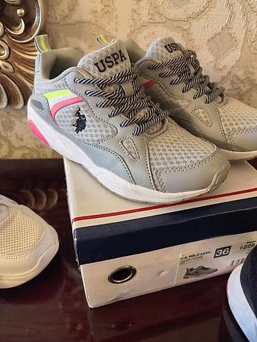 кроссовки nike: Цвет - Серый Кроссовки, Polo, Размер: 36, Унисекс — 4