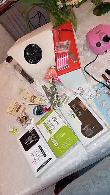 Peşəkar dırnaq ustası üçün tam avadanlıq və material toplusu Videosuda