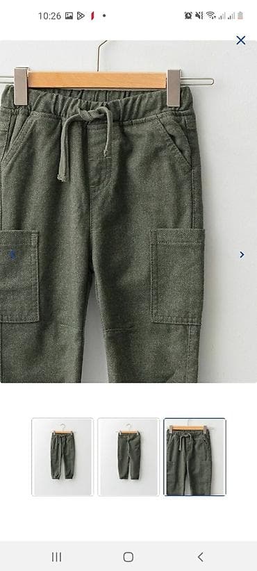 9-12 ay oğlan üçün jogger şalvar. yenidir etiketi üstündədi. Lc