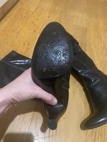 cəkməcə: Uzunboğaz, Ölçü: 38, rəng - Qara, İşlənmiş — 5