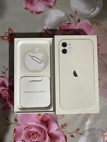 iphone 5c: IPhone 11, 128 GB, Ağ, Barmaq izi, Face ID, Sənədlərlə — 6