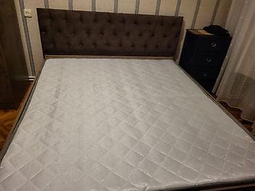 salon üçün mebel: İki nəfərlik yataq dəsti - Ölçü: təxmini 2m x 2.20 sm (şəkillərə — 2