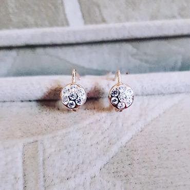 Ювелирные изделия: Серьги, Розовое золото, 585 проба — 2