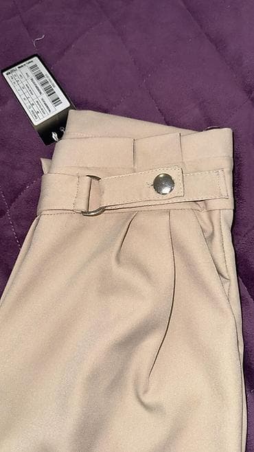 trapes salvar: Şalvar, Zara, S, M, rəng - Bej — 4