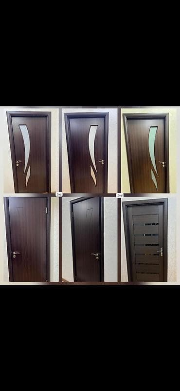 taxta qapi: 6 eded qapi satilir 5 qapi eynidir. 1 ferqli 3 eded suseli 2.05×90 — 1