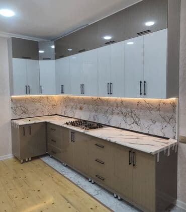 hazir metbex mebelleri: Sifarişlə hazırlanmış müxtəlif ölçülü mətbəx mebelləri. Rəng və dizayn — 27