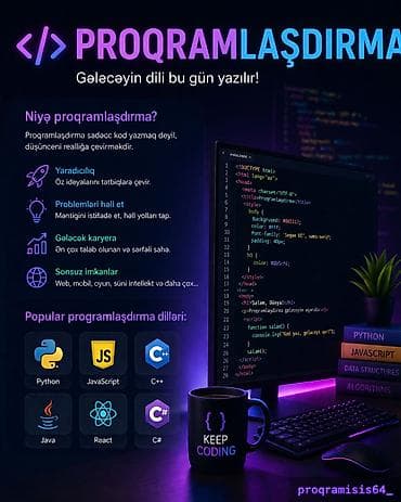 Kompüter kursu: Programlaşdırma