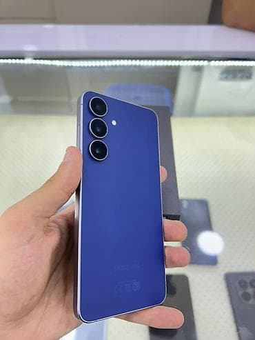 samsung tel: Samsung Galaxy S25 FE, 128 GB, rəng - Mavi, Face ID — 2