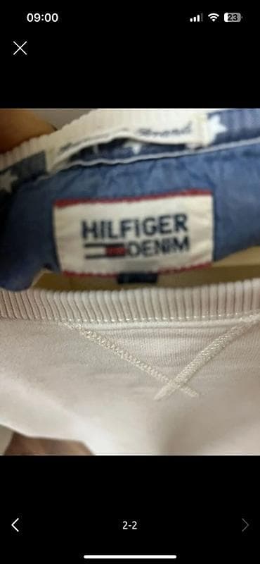 milli paltarlar: Svitşot, Tommy Hilfiger, M, rəng - Ağ — 2