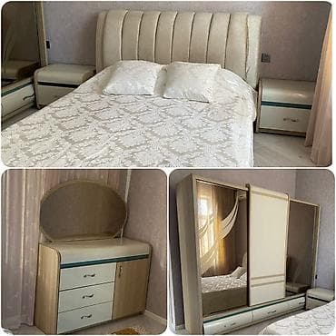 hamam ucun skaf: İkinəfərlik çarpayı, Termo, Dolab, 2 tumba, İşlənmiş — 1