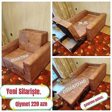 metbex mebli: Yeni, Kreslo-kravat, Parça, Kredit yoxdur, Ödənişli çatdırılma — 7