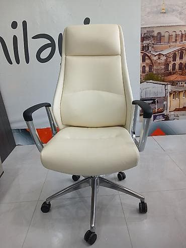 temiz bal: Ofis kreslosu – yüksək arxalı, erqonomik dizayn - Material: yumşaq — 5