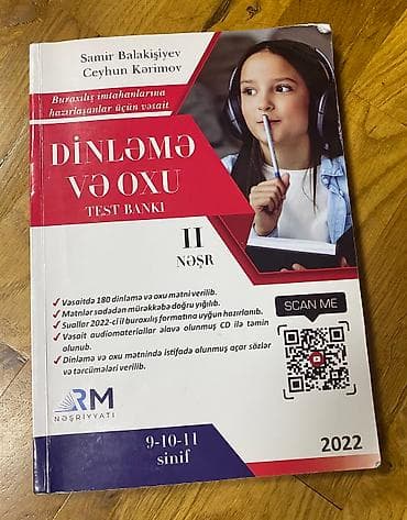 •İngilis dili •Dinləmə və Oxu test bankı •9-10-11ci siniflər üçün