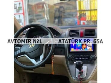 android avtomobil monitorları: Honda CRV 2008 android monitor DVD-monitor ve android monitor hər — 1