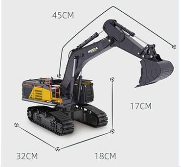 silah oyuncaq: Huina 1592 RC Exkavator . Li-Ion 18650 battery 7.4V .1200mAh.Rc.baki — 3