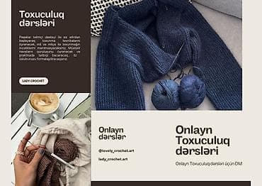 toxuculuq: Onlayn Toxuculuq dərsləri – LADY CROCHET Peşəkar təlimçi dəstəyi ilə — 1