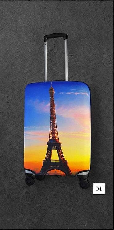 masin cxol: Çamadanı tozdan, cızıqdan və gündəlik aşınmadan qoruyan, elastik, asan — 1