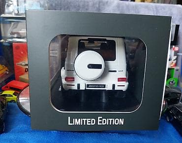 ucuz gitara satisi: Коллекционная модель Mercedes-Benz G63 W463 white 2019 GT Spirit — 5