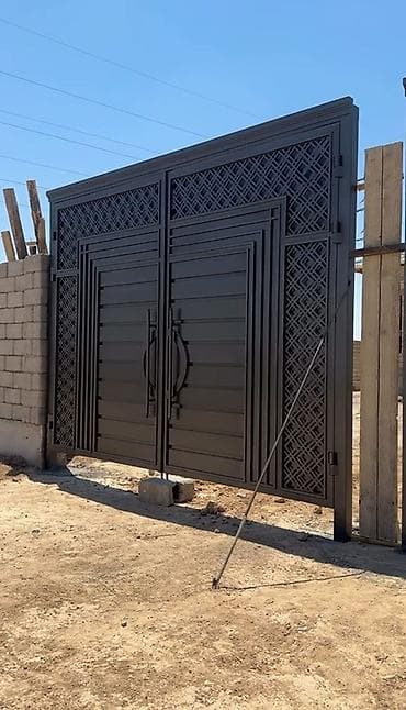 qapi taxda: Dekorativ metal giriş qapıları – lazer kəsim naxışlı, möhkəm və — 6