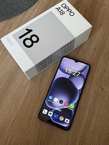 ipad 3: Oppo A18, 128 GB, rəng - Qara, Sensor, Barmaq izi, İki sim kartlı — 1