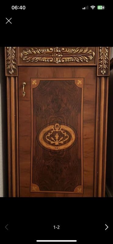 taxta nərdivan: İşlənmiş, Açılan, 1 qapı Düz dolab, Qarderob, paltar dolabı — 2