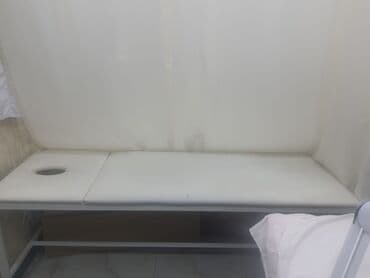 travertin: Masaj kuşetkası, rəng - Ağ — 2