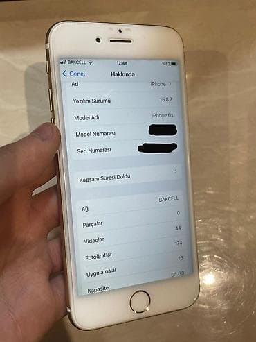 kontakt home iphone 6: IPhone 6s, 64 GB, Qızılı, Barmaq izi — 10