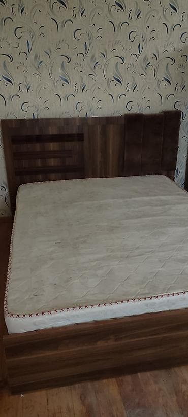 İkinəfərlik çarpayı, Bazalı, Matras ilə, Siyirməsiz