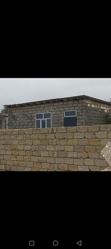i̇nşaatçılar kirayə evler: Kürdəxanıda ev satilir 2 sotda 2 otaq zal kaminalari cekilmeyib bezi — 1