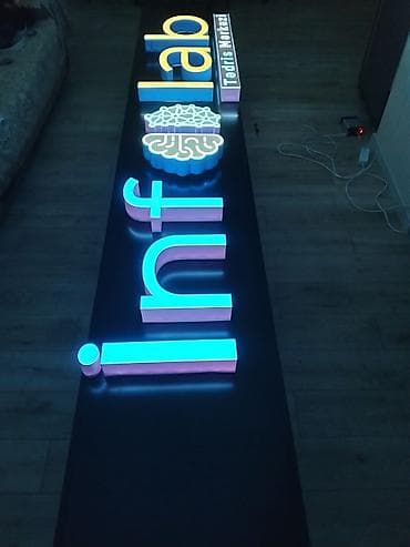 Metal axtaran aparatlar: Reklam, işıqlandırma və interyer üçün hazırlanmış fərdi lövhə və — 5