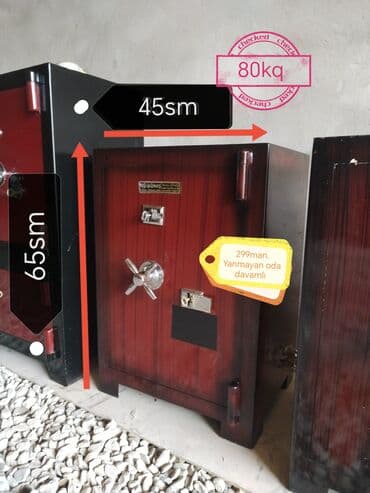 seyf: Seyf Türk zavod malı . Super veziyyetde. Yanmayan oda davamlı. İçi — 1