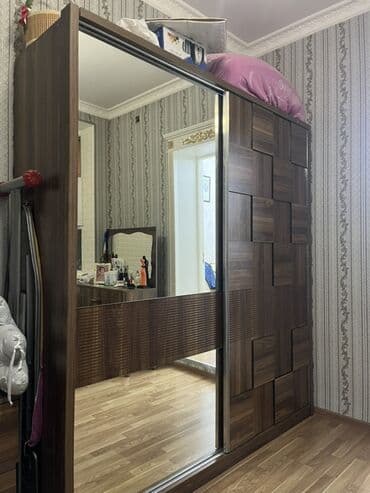 мебель в стиле лофт: İkinəfərlik çarpayı, Dolab — 1