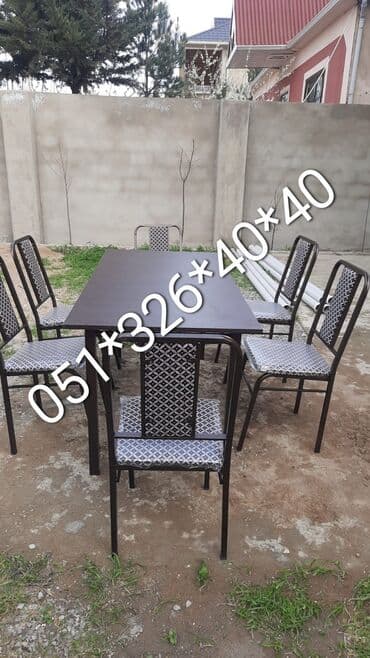 metbex stullari: Dördbucaq masa, Mətbəx üçün, Qonaq otağı üçün, Dəhliz üçün, 1 nəfər, Açılan, Azərbaycan, Zəmanətli — 3