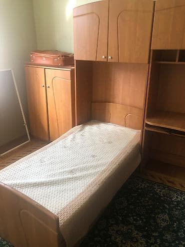 stol ucun doşək: Şagird/tələbə üçün mebel. Krovat 190sm uzunluğu təmiz və bərk matras — 3
