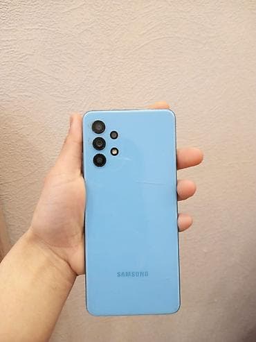 samsung tab a sm 515: Samsung Galaxy A32, 128 GB, rəng - Mavi, Barmaq izi — 1