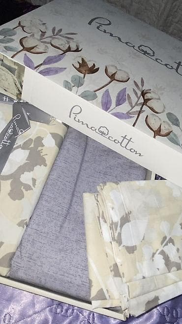 prostina desti: Pima Cotton yataq dəsti - Material: 100% Pima pambıq (qutuda “Pima — 5
