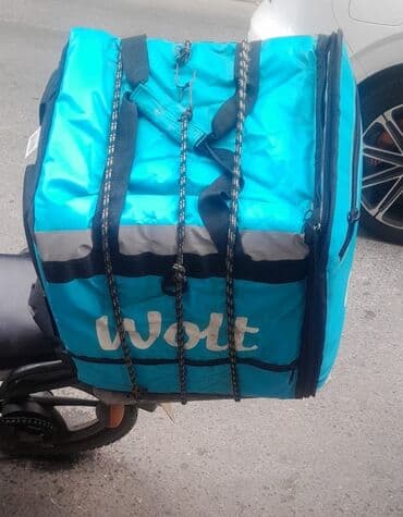 Wolt çatdırılma çantası – izotermik, böyük həcmli, peşəkar kuryerlər — 2