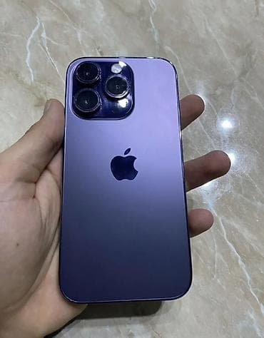 iphone aux kabel: IPhone 14 Pro, 128 GB, Deep Purple, Face ID — 3